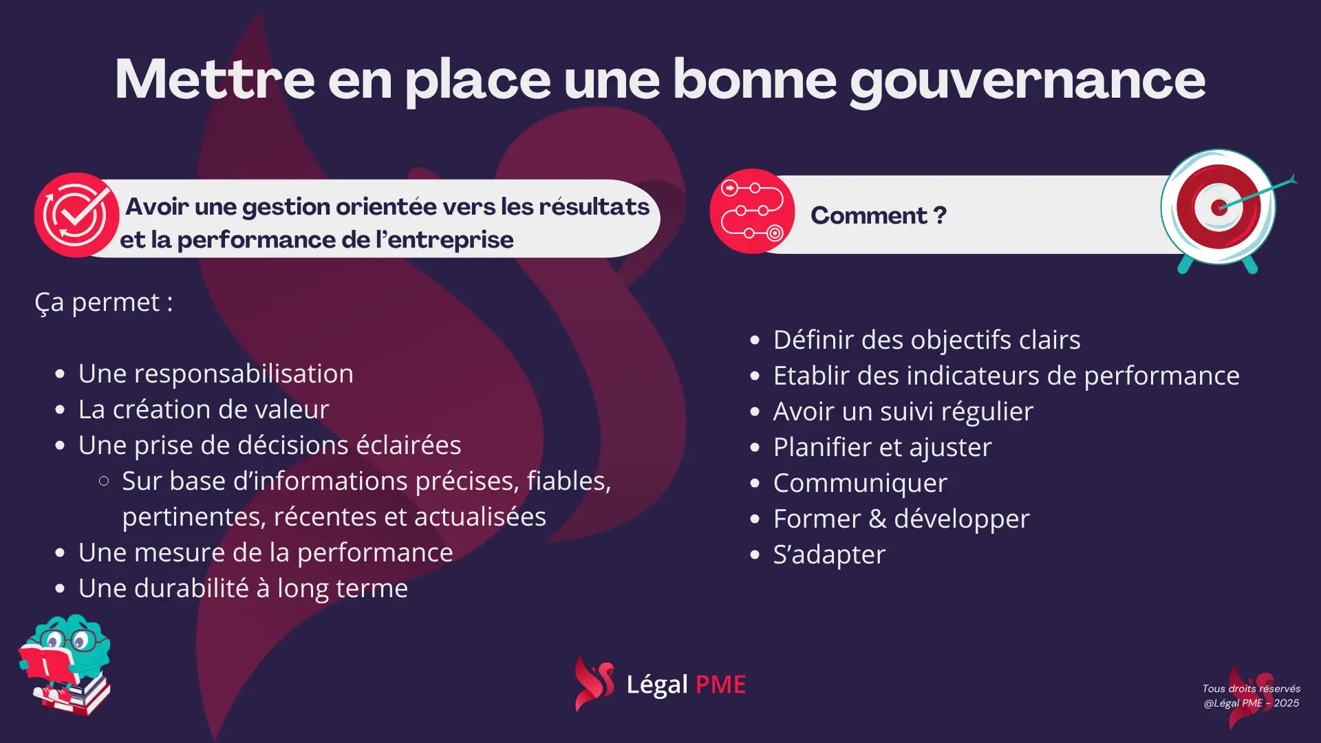 La mise en place de la bonne gouvernance 