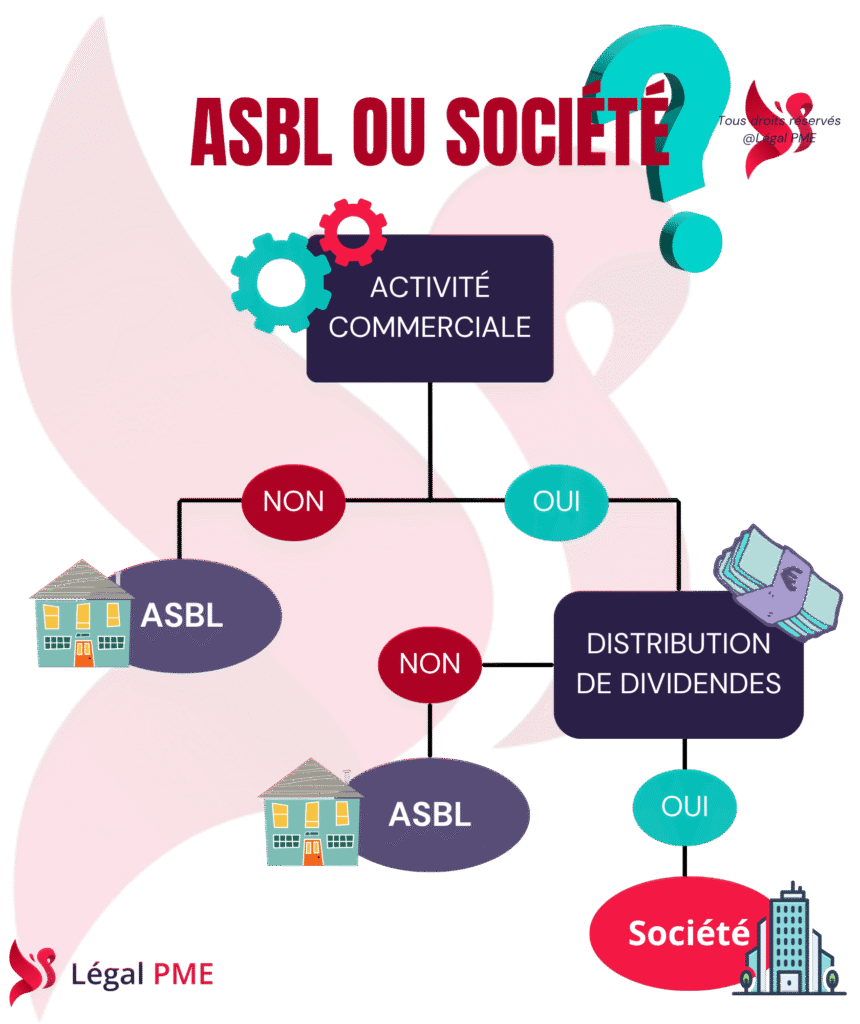 Choix de ASBL ou Société