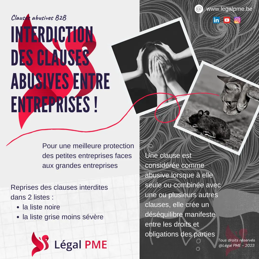 Clauses abusives entre entreprises