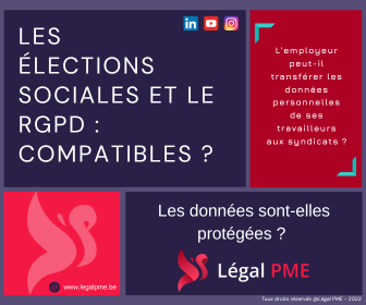 Elections sociales et RGPD