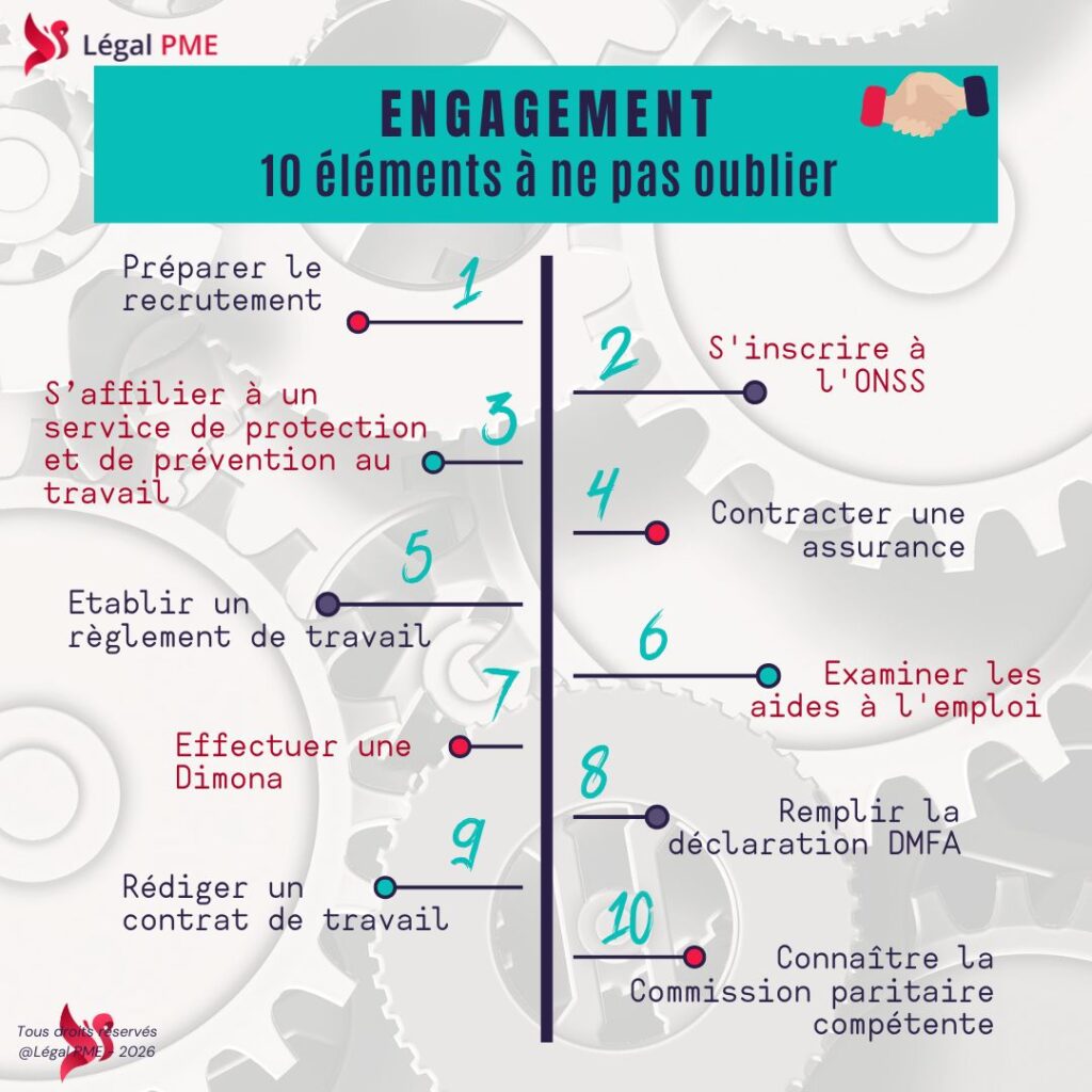 Engager du personnel 10 éléments à retenir