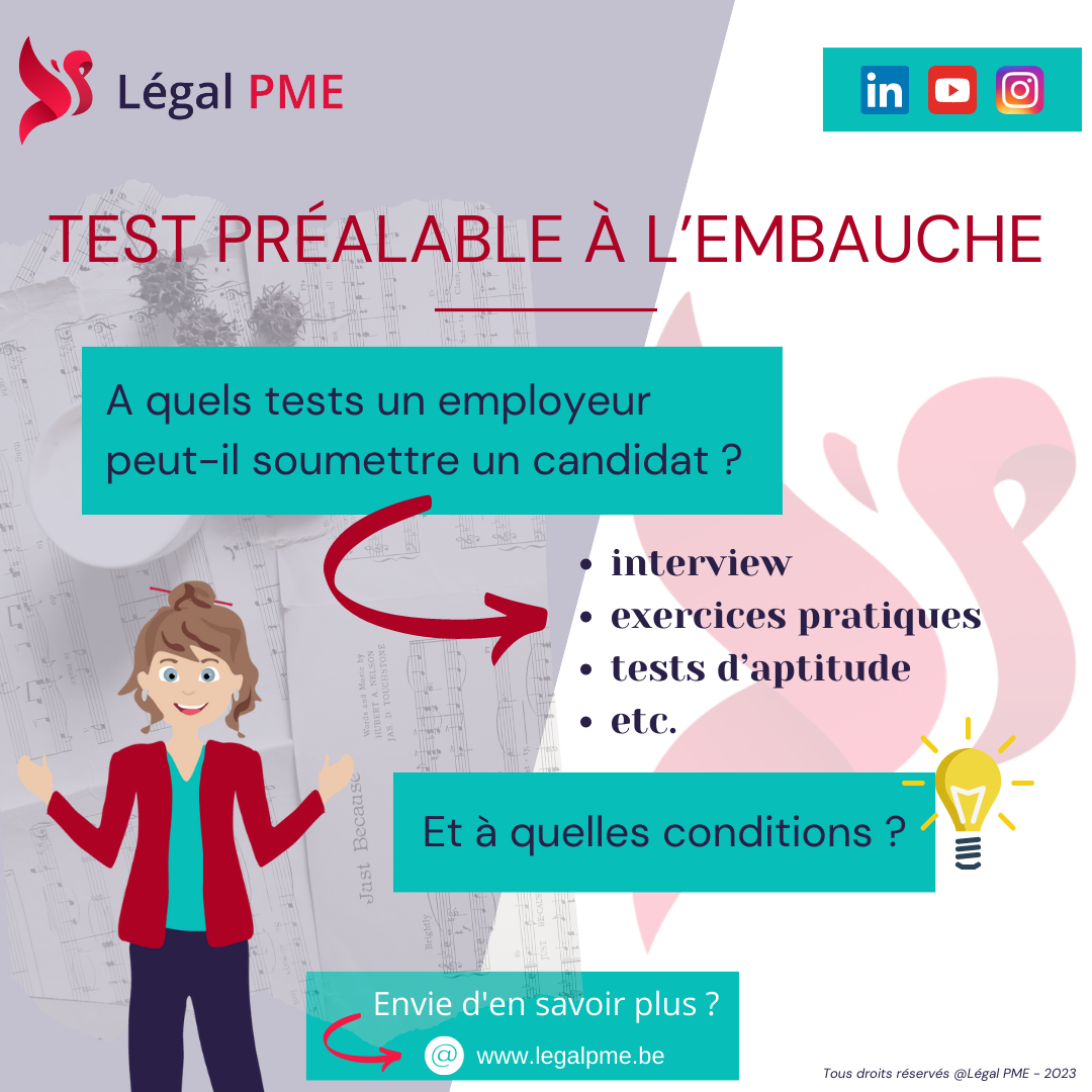 Test préalable à l’embauche