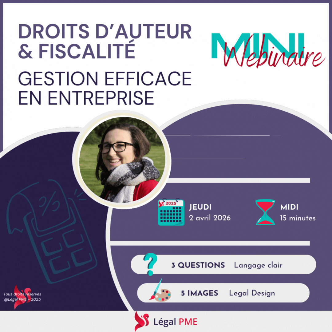 Webinaire droits d'auteur et fiscalité